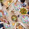 90 Pcs Summer Pool Party Paper Plates and Forks Pool Party Supplies